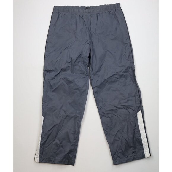 Vintage Nike Mens XL Distressed Lined Travis Scott Mini Swoosh Wide Leg Pants